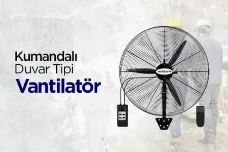 Koşar - Duvar tipi sanayi vantilatör