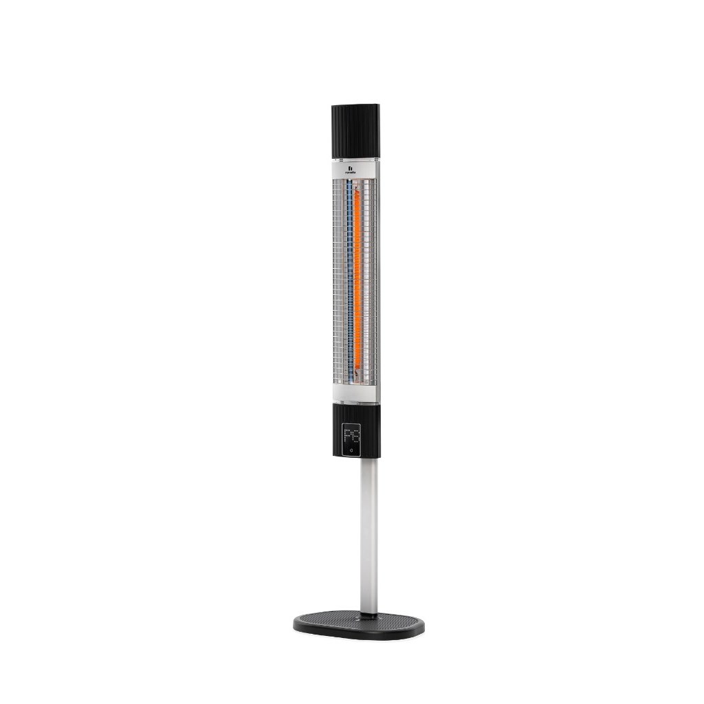 Renato R-3001 ayaklı dikey ısıtıcının açılı görünümü