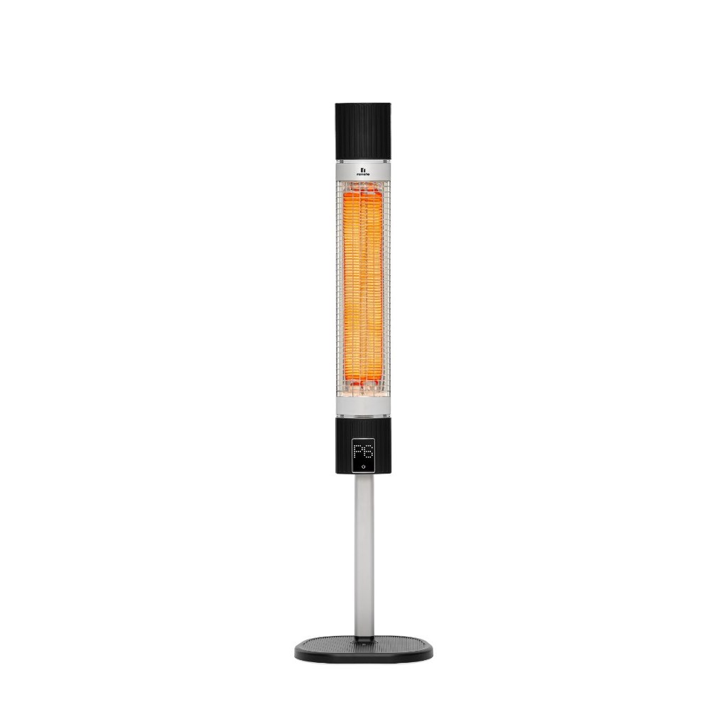 Renato R-3001 dikey karbon ısıtıcı, çalışır durumda önden görünüm