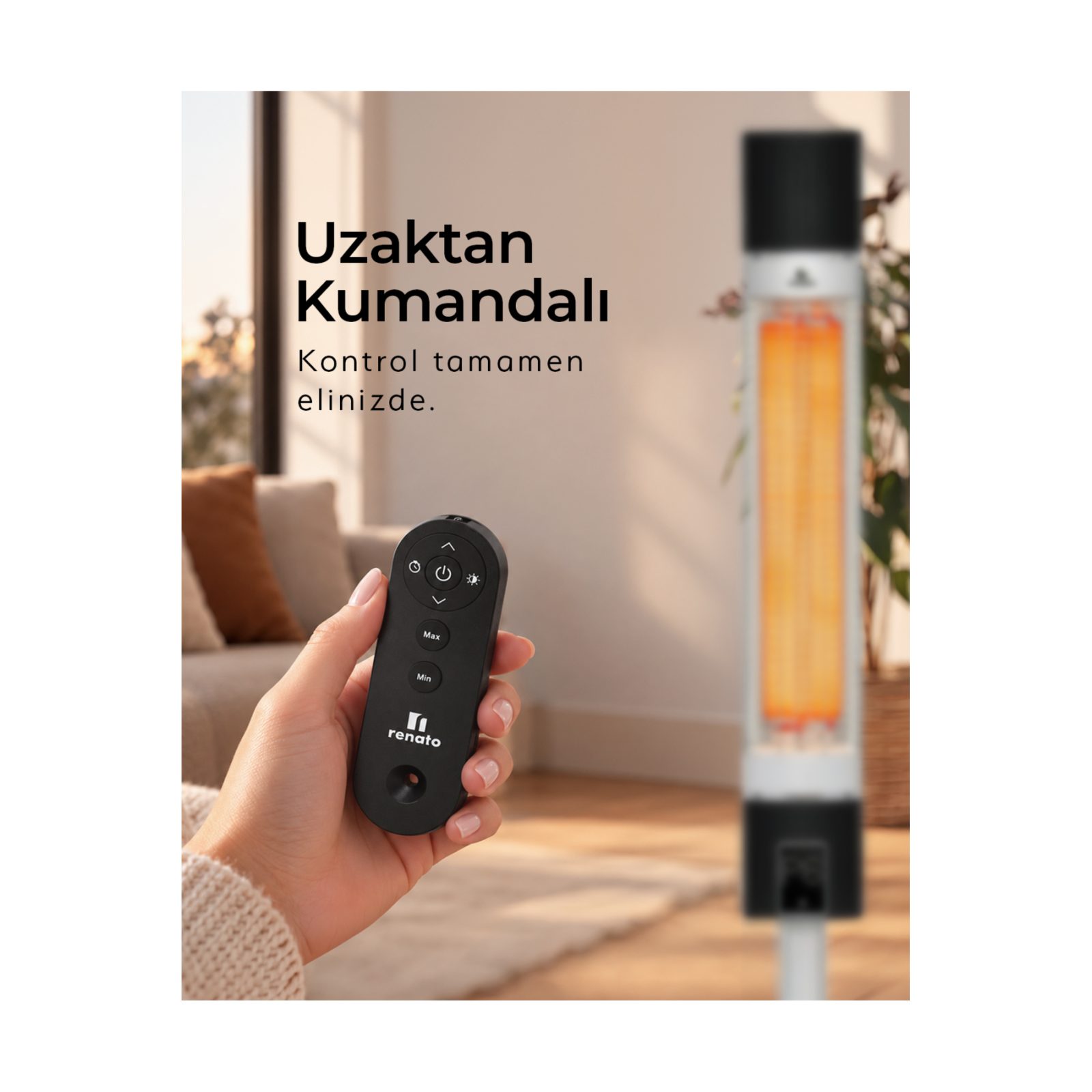 Renato R-3001 uzaktan kumandası, Max ve Min tuşları