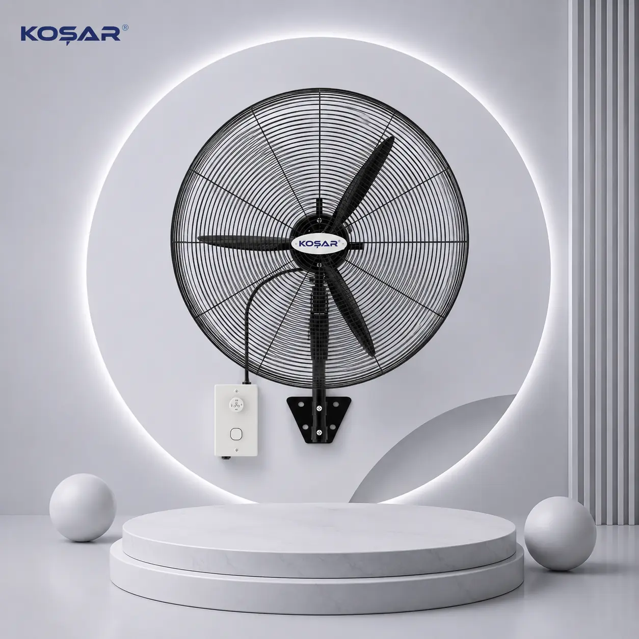 koşar ksv-d750 sanayi tipi vantilatör
