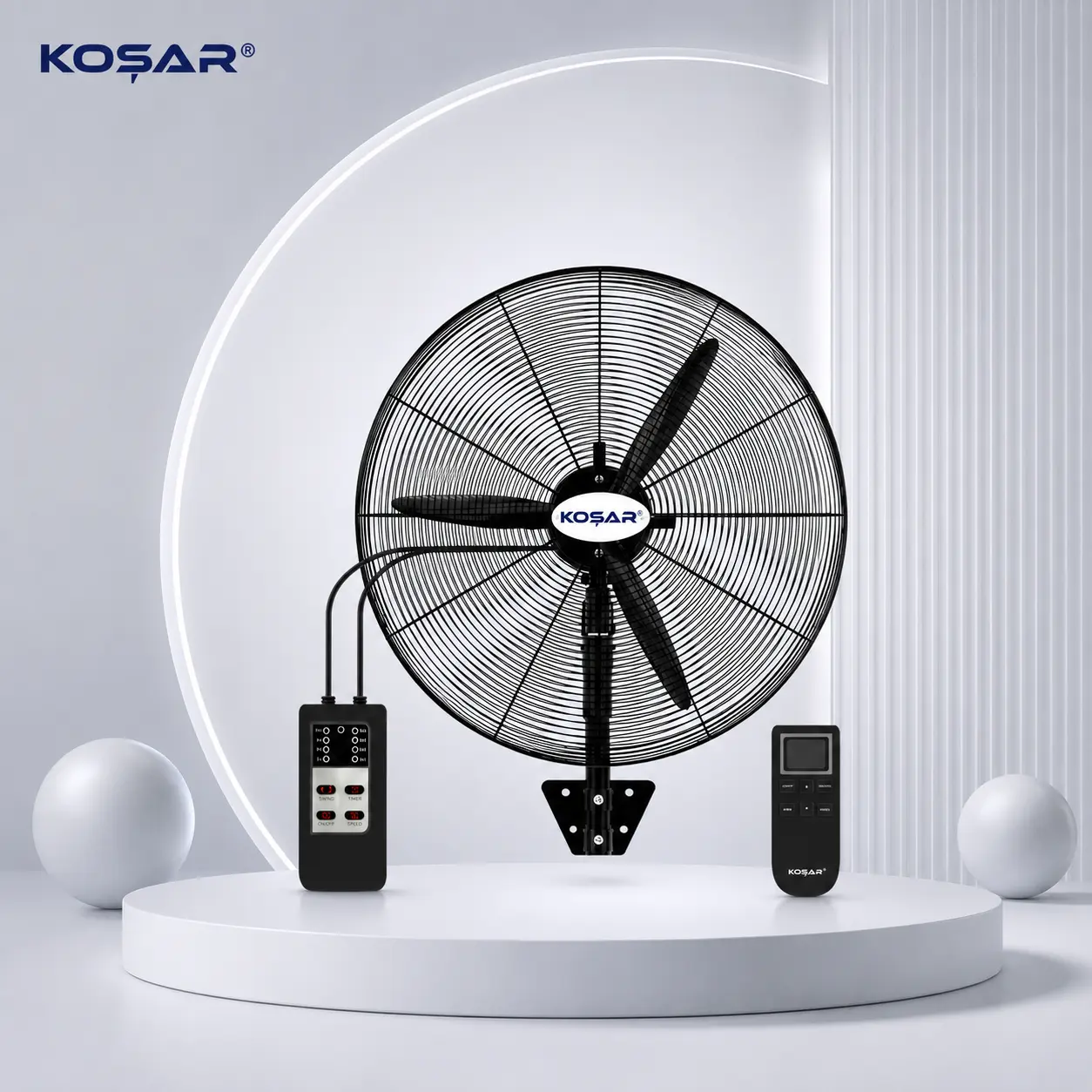 koşar ksv-dk750 sanayi tipi vantilatör
